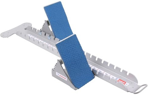 Polanik Startblock Premium Line | World-Athletics-zertifizierte Qualität | Startschiene aus einem Stück | Vielfältige Einstellmöglichkeiten | Große Pedale