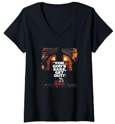 The Amityville Horror Halloween Possessed Get Out Poster T-Shirt mit V-Ausschnitt