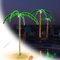 RELAX4LIFE Palmier Lumineux Extérieure LED Décoration Jardin Lumineux, Lampe Palmier Lumineux Intérieur & Extérieur avec Base Stable en Croix pour Patio Plage Fête (Style 1, 118 x152 CM)