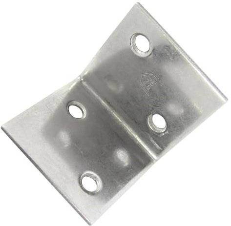 25 Stück Breitwinkel 40 x 40 mm V2A - Möbelwinkel Metallwinkel Winkelverbinder 90 grad Halterung Regal Unterstützung Edelstahl A2 I DIOS24®