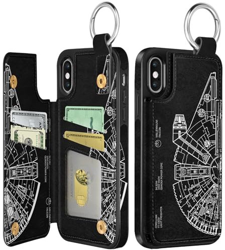 Shorogyt for iPhone Xs Max Wallet Case with Card Holder - Designer Kickstand Magnetic Clasp Back Flip Folio Leather Phone Cases for Women Men Girls for iPhone Xs Max