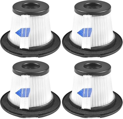 Staubsauger-Ersatzfilter,4 Stück Universeller Vakuumfilter,Partikel-Luftfilter,Hepa Filter Handstaubsauger,Filterteile austauschen,Handstaubsauger Filter,Schnurloser staubsauger filter zubehör