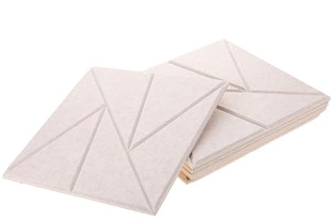 Alasum 6pièces Panneaux Acoustiques Auto-adhésifs Pour Bruit Insonorisants Idéaux Pour Bureau Salle De Jeu Et Studio