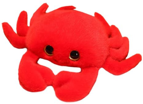 ISAKEN Meerestiere Plüschtiere, Kinder Plüschtier Weiche Niedliche Kuscheltier Hai Krabbe Meeresschildkröte Oktopus Clownfisch Walfisch Plüschpuppe für Baby Mädchen und Jungen