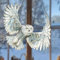 Kolibri-Sonnenfänger aus gebeiztem Acryl, Eulen-Sonnenfänger für Innenfenster, Kolibri, Eisvogel, doppelseitige Glasscheibe, Fensterdekoration, Acrylvögel auf Ast, Geschenke für Vogelliebhaber