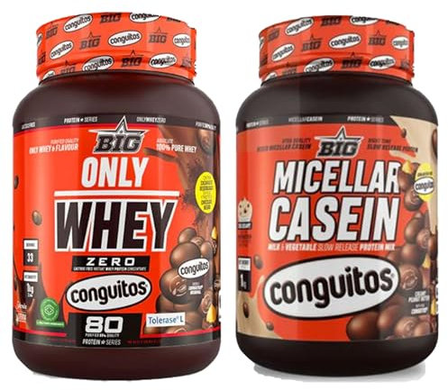 Pack Conguitos Dark - Proteína de suero sin lactosa 1 kg Y Conguitos Dark - Caseína micelar 1 kg