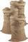 Meister 9960920 Juego de 3 sacos de yute, 105 x 60 cm, 50 kg de carga, sacos ecológicos de fibra natural, 100 % yute, sacos de patatas resistentes con protección contra heladas, sacos de Papá Noel, para carreras de sacos