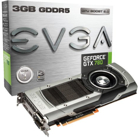 EVGA GTX780 3072MB,PCI-E,2xDVI,DP,H