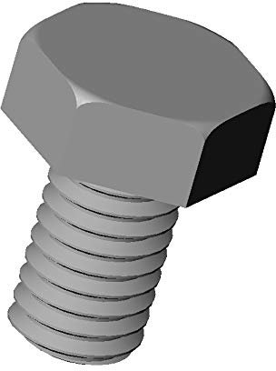 ajile - 20 pièces - Vis boulon hexagonale nylon diam. M8 clef de 13 mm | longueur L = 16 mm plastique polyamide PA6.6 isolant