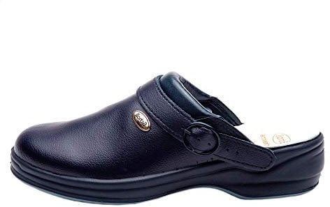 Scholl New Bonus Punched, Zoccoli Sanitari Unisex - Adulto, Blu, 39 EU