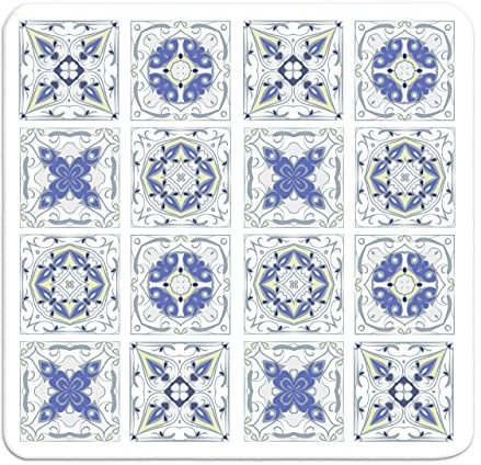 WENKO Coprifornelli Piastrelle grande, coprifornelli per piani di cottura in vetro ceramicato, vetro temperato, 56 x 50 cm, multicolore