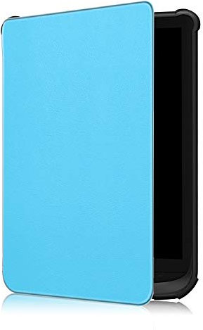 Fmway PU Leder Flip Cover Hülle Case Tasche für Pocketbook Touch Lux 5/Touch Lux 4/Touch HD 3/Basic 4/Basic lux 3/Basic Lux 2/Colour mit Auto Schlaf/Wach Funktion