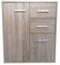 HTI-Line Kommode Nina mit Zwei Schubladen Anrichte Sideboard Schrank Sonoma