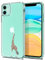 Emlivi iPhone 8 Plus Hülle, Bling Bling Silikon Crystal Clear Blumenmuster Muster Hülle Soft Shell Anti-Fall Schutzhülle TPU Bumper Cover Schutz Schutzhülle für Apple iPhone 7 Plus(5,5), Giraffe