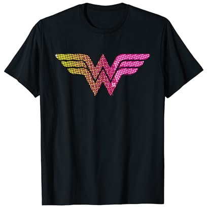 Wonder Woman 80th Pop Art Wonder Logo T-Shirt
