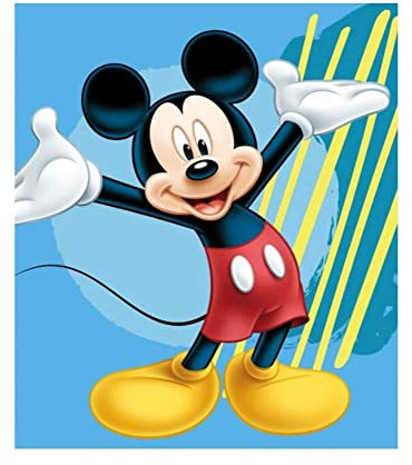 Aptex Kuscheldecke Kinderdecke Decke Mickey Maus Disney 120x140 cm