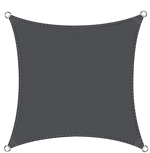 Vela ombreggiante quadrata m 3,6x3,6 GRIGIO