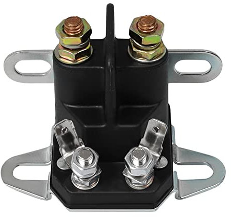 Cnornus Anlasserrelais Starterrelais Magnetschalter 4-poliger 12-Volt für ARIENS 03551000 für BRIGGS & STRATTON 5410H 5410K für HUSQVARNA 532 10 90-81