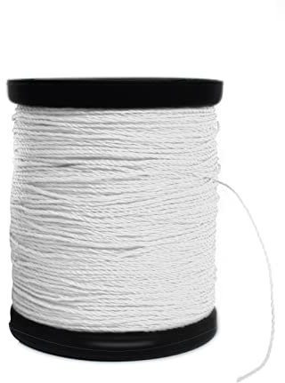 Amfrpar 100m Weiß Geflochtene Lift Shade Cord 1,0 mm Jalousieschnur Zugschnur Jalousie Schnur Plisseeschnur Bastelschnur für Raffrollo Plissee Rollo Jalousette Aluminium Blind Shade