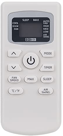 BPACT12WT - Mando a distancia compatible con aire acondicionado portátil Black+Decker BPACT14HWT BPACT14WT BPACT08WT BPACT10WT BPACT12HWT