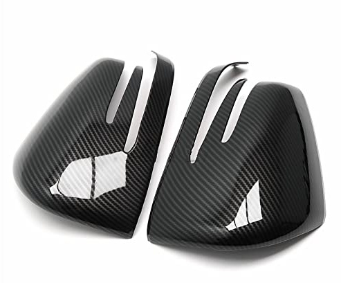 Auto Spiegelkappen Rückspiegelabdeckung Carbon Look Für Mercedes Für Benz Für GLE ML Klasse W166 2012-2016 Auto Seitenflügelkappen Shell Seitenspiegel Abdeckungen