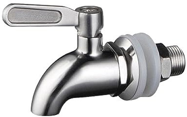 rongweiwang Weinfässer Wasserhahn – robuster und langlebiger Spender für Weinfässer, Flaschenhahnspender aus Edelstahl, 12mm