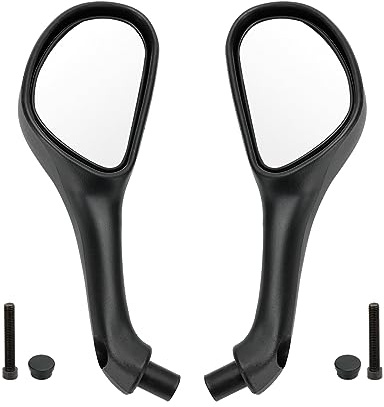 Areyourshop Rearview Mirrors Left and Right M8 for Gil-era Runner 50 125 180 200 SP Piaggio NRG TPH - Easy to Install and Replacement