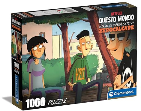 Clementoni Zerocalcare Puzzle, Mehrfarbig, One Size, 39796