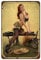 Metall-Blechschilder mit Armee-Motiv, Vintage-Wanddekoration, Retro-Kunst-Blechschild, lustige Dekorationen für Zuhause, Bar, Pub, Café, Bauernhof, Zimmer, Metallschild, Poster, 20,3 x 30,5 cm