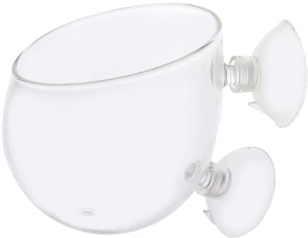 Didiseaon Comedero con Ventosa para Reptiles para Gecos Serpientes y Resistente Fácil De Limpiar