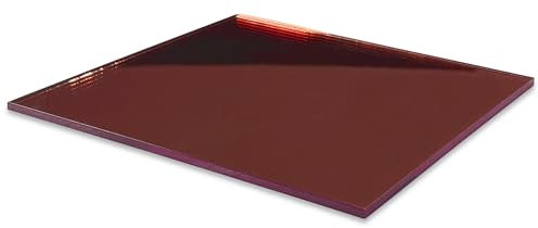 FLEXISTYLE Espejo acrílico cortado a medida, personalizable, placas de espejo para pared, habitación infantil, grosor 3 mm, 6 colores (rosa)