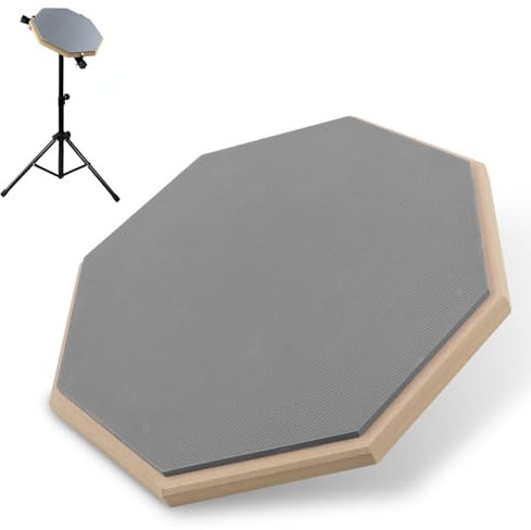 Drum Practice Pad, Schlagzeug Übungspad, Leises Übungs Drum Pad, Schlagzeug-Pad, Schlagzeuger-Übungspad, Bietet Hervorragende Stoßdämpfungs- und Dämpfungseigenschaften, 8 Zoll