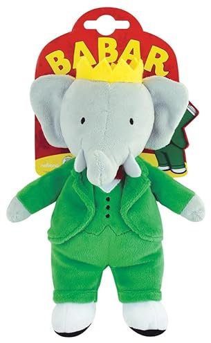 Jemini 024384 Babar Plüschtier Elefant +/- 20 cm, Grün