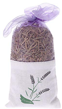 MinnowXY l Getrockneter Rosmarin-Beutel, Therapie, Kleiderschrank, Trockenmittel, Auto, Büro, Luftnetz + Baumwolle + getrocknete Rosmarinblumen