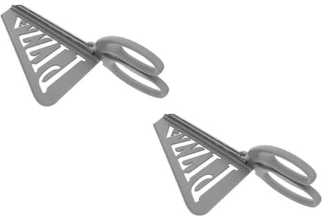 CIYODO 2St Pizzaschere Pizzaheber große Küchenschere Multitools Wohnküchenzubehör ausstechplatte cutter messser Küchenschere für Pizza Pizzaschneider Schere Rostfreier Stahl Grey