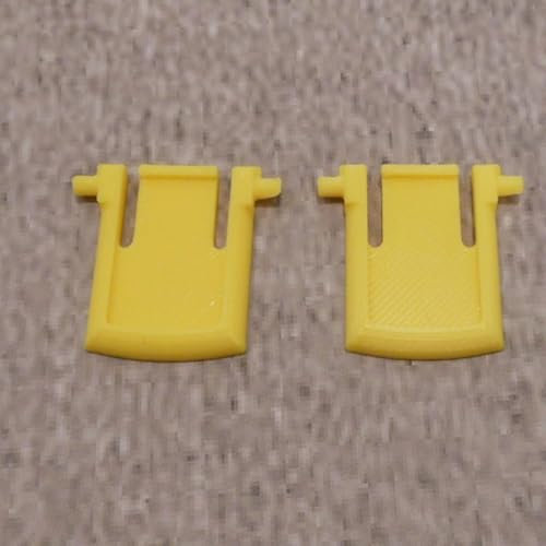 ULEIVA Ersatz Tastaturfüße 1 Paar (2 Stck) kompatibel mit Cherry DW5100 Tastatur Ersatzteil Tastaturständer Keybord Füsse (Gelb)