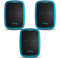 WHY EVO NOA - Telecomando universale a 4 pulsanti, codice fisso programmabile o codice rotante, frequenze 433 o 868 MHz, per cancelli e porta del garage (Sky Blue Set di 3 telecomandi)