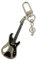Morain Porte-clés élégant en forme de cœur avec pendentif en forme de papillon en forme de cœur en métal, Guitare électrique, About 5-10CM long