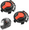 Moto de Fixations pour Visière de Casque,Visières de Casque de Moto, Visière de Casque de Moto avec Interrupteur Rotatif, Visor de Casque Vis, Casque Lentille Base, 1 Paire