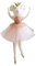 JTQYFI Balletto Topo Bambole Decorazione Albero di Natale per Natale 20 cm Ballerino Figura Decorazione Appesa