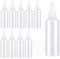 Ksnowqi 12 Pezzi Bottiglia Squeeze di Plastica, Squeeze Bottle 100ml, Biberon Cucina Piccoli, Trasparente Bottiglia Bottiglie da Spremere per Squeeze con Tappi, per Ketchup, Senape, Mayo