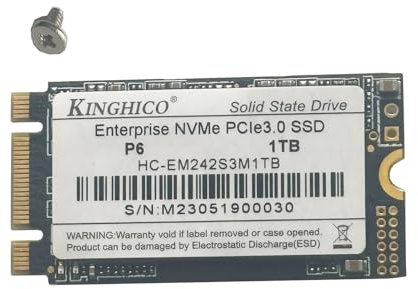 Ycheda M.2 2242 1TB SSD PCI-e NVme Replacement for Lenovo ThinkPad T495, T490, T480S, T480, X280, T470P, T580