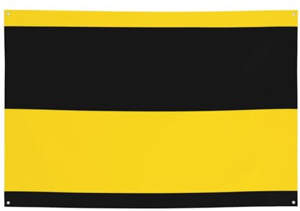 FDGBNM Baden-Württemberg Flagge Vibrant Party Banner 119,4 x 43,2 cm, UV-Beständig, lichtbeständig, 4 Ösen, für den Innen- und Außenbereich