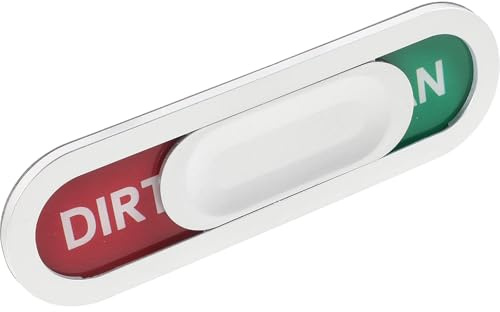 Geschirrspüler Magnetschild Sauber Schmutzig, Doppelseitig, Abs Acryl | Küchenreinigung, Deutliche Anzeige, Modern und Schlicht, Auffällig und Praktisch