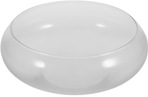 ARTIBETTER Aquarium en Verre Transparent Grand Format Bol à Poissons Hydroponique Rond pour Culture de Plantes et Poissons Vase Décoratif pour Bureau et Maison Conteneur Hydroponique Adapté