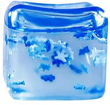 SquishiCubes Quetschspielzeug Große Quetschwürfel, SqueezeCube Eiswürfel-FidgetToy, Sensorisches FidgetToy, Stresswürfel zur Linderung von Angstzuständen für Kind Erwachsene (Sky Blue, One Size)