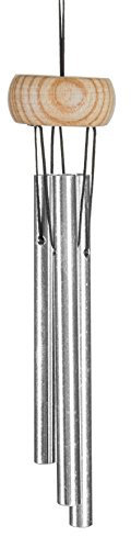 Woodstock Chimes - The Original Guaranteed Musically Tuned Chime, Piccolo - Small, Silver