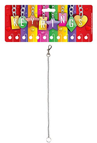 Henbrandt Chunky Extra Strong Long Chain Keyring With Belt Clip Metal