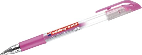 edding 10 x Gelroller 2185 crystaljelly 0,7mm pink metallic