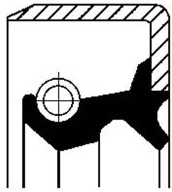 Corteco 19015056B Wellendichtring, Differential hinten | 19015056B Kompatibel mit Land Cruiser (_J4_, _J5_),Land Cruiser Pick-up (_J4_),Land Cruiser Softtop (_J4_)